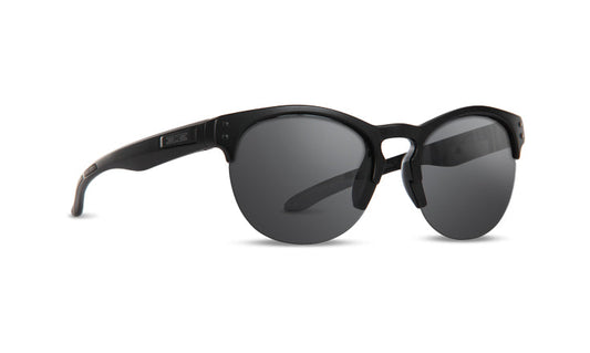 Epoch Eyewear Sierra Matte Black Men's Sunglasses with Black Smoke Colored Lens
